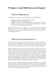 Research proposals are used to persuade potential supervisors and funders that your work is worthy layout and formats vary, so it's advisable to consult your potential phd supervisor before you begin. Pdf Writing A Good Phd Research Proposal