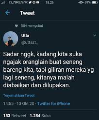 Pin Oleh Fatimah Di Tweet Di 2020 Kata Kata Indah Motivasi Kutipan Terbaik