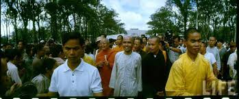 Image result for tăng ni biểu tình chống diệm