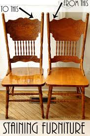 How To Refinish Wood Furniture Refinished Chairs Wood Chair Diy Refinishing Furniture