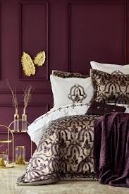 Karaca home nevresim çarşaf seti kampanyası. Karaca Home Morocco Purple Gold 11 Parca Ceyiz Seti Karaca