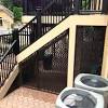 A decorative screen can be used in various places on your property, such as the garden. 1