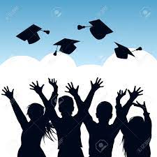 May 13, 2020 · choose a funny graduation caption for social media to make the most of the event! Happy Students Throwing Graduation Caps In The Air Silhouettes Of Graduates Vector Illustration Royalty Free Cliparts Vectors And Stock Illustration Image 100643296