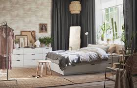 Nordli Bedframe Met Opberglades Wit 140x200 Cm Ikea Slaapkamer Inspiratie Ikea Slaapkamermeubels Ikea