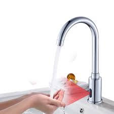 A wave of hands and the automatic sensor start the flow of flow and when. For Sale Online Tfcfl Touchless Kitchen Faucet Electronic Automatic Sensor Sink Faucet High Arc Stainless Steel Motion Activated Hands Free Tap Bathroom Vessel Kitchen Beauty The Latest Models Zs Procha Cz