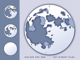 Download Moon Layered Moon Graphic By 2dooart Creative Fabrica PSD Mockup Templates