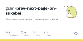 GitHub - gslin/prev-next-page-on-sukebei: Allow users to use keyboard to  navigate on sukebei.