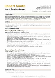 Online resume builder makes it fast & easy to create a resume that will get you hired. Security Operations Manager Resume Samples Qwikresume