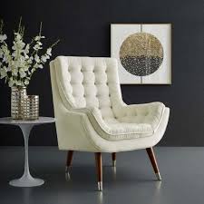99 get it as soon as thu, apr 29 So Comfortable Tufted Ivory Cream Velvet Lounge Chair Velvet Lounge Chair Velvet Lounge Modway Furniture