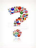 Gráfico Libre DE Realeza Interrogación Banderas Del Mundo Vector