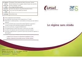 Le régime sans résidu est l'un des régimes hospitaliers les plus célèbres et les plus utilisés au sein des services de soin. Le Regime Sans Residu