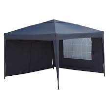 Blooma Tudy Pop Up Grey Gazebo B Q For All Your Home And Garden Supplies And Advice On All The Latest Diy Trends Diy Gazebo Black Gazebo Gazebo