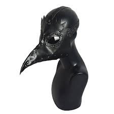 All Black Bird With Black Beak Plague Doctor Bird Mask Bird Masks Plague Doctor Mask Plague Doctor