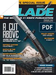 The buck knives website recommends a lubricant because it keeps the pores of the sharpener clean, dissipates frictional heat and facilitates smooth sharpening action. Blade February 2020 Pdf Pdf Knife Blade