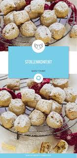 Stollenkonfekt Mit Marzipan Als Mitbringsel Im Advent Rezept Stollenkonfekt Leckerschmecker Rezepte Backen Weihnachten