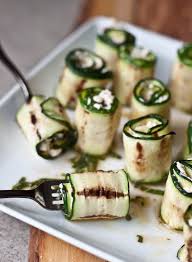 Zucchini Bites With Harissa Goat Cheese Lime Mint A Beautiful Plate Zucchini Bites Recipes Food