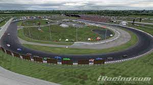 It's a flat short track with wide corners. Lucas Oil Raceway Old School Racing Motorsports