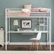 Find A Full Size Loft Bed With Desk Underneath Perfect For Small Spaces It features a spacious queen. full size loft bed with desk underneath