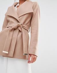 Shop 51 top camel long wrap coat and earn cash back all in one place. Ted Baker Wool Elethea Short Wrap Collar Coat In Camel In Brown Lyst