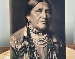 Otoe Indian Woman, Historical, Antique Photo, Circa 1907, Recognized  Western Photographer George Cornish,