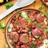 Step 2 combine water, red beans, and ham hock in a large pot; 1