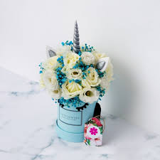 Unicorn In Blue