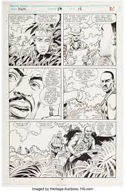 Wayne Vansant and Tony DeZuñiga The Nam 56 Story Page 16 Original Art  Marvel, 1991 by Wayne Vansant and Tony DeZuniga