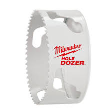 milwaukee 4 1 2 in hole dozer bi metal hole saw