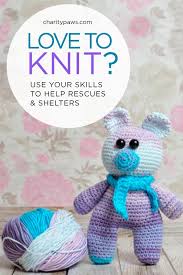 Looking For A Unique Fundraiser Ask Your Supporters Who Knit To Help You Create Fun Knitted Items To Sell Or To D Unique Fundraisers Fundraising Animal Rescue