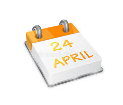 He'll be joined on saturday april 24th by 15 players who include tour leader wesley so, hikaru the chess world's leading print magazine new in chess is the name sponsor of the $100,000 5th event on. Orange Calendar Icon On Easter April 24th Stock Vector Illustration Of April Agenda 18741221