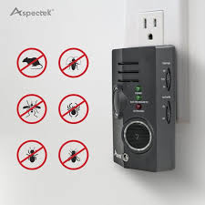 A fast and effective ultrasonic pest repellent, bell and howell's em001677 is designed to help fend off cockroaches, spiders, ants, rats, mice, and other pests. Aspectek 4 In 1 Indoor Ultrasonic Pest Repeller Electronic Pest Repeller With Pet Friendly Switch And Adjustable Night Light For Indoor Use Walmart Com Walmart Com