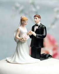 Kneeling Wedding Couple Wedding Cake Toppers Wedding Couples Bridal Cake Topper