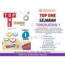 Top One Sejarah Tingkatan 1 Kssm Praktis Topikal Pelangi Edisi 2020 Shopee Malaysia