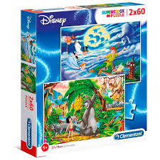 Clementoni disney princess panorama 1000 pieces jigsaw puzzle high quality. Clementoni Disney Peter Pan And Jungle Book 2x60 Piece Jigsaw Puzzle World Of Wonder Toys