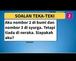 Pelbagai contoh teka teki uji minda dan jawapan yang bernilai untuk murid skoloh. Aktiviti Uji Minda Jom Jawab Perpustakaan Desa Pnm Rpsb Bukit Kening Maran Pahang Facebook