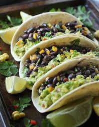 Loaded Guacamole Vegetarian Tacos Recipe Vegetarian Tacos Healthy Vegetarian Recipes
