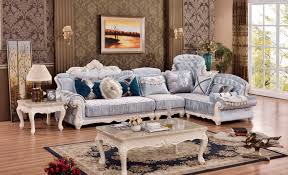 Fabia Traditional Pearl White Fabric Removable Back 3pc Sectional French Country Decorating Living Room Country Living Room French Sofa Sets