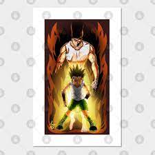 Leads gon deeper into darkness hunter x hunter gon's transformation? Gon Transformation Gon Freecss Posters And Art Prints Teepublic Uk