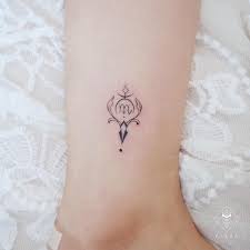 Scorpio Zodiac Tattoo Inspo By South Korean Artist Kharissa Tattoo Click The Link For More Scorpi Scorpio Zodiac Tattoos Scorpio Tattoo Tiny Tattoos For Girls