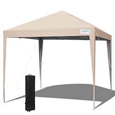 Maybe you would like to learn more about one of these? Buy Quictent Upgraded 10x10 Easy Pop Up Canopy Tent Instant Outdoor Canopy Portable Gazebo Shelter Waterproof With Wheeled Carry Bag Beige Online In Netherlands B01gnpxxb8