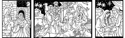 This is the final coloring sheet in our free advent coloring book for children. Nativity Stained Glass Coloring Book Holiday Stained Glass Coloring Book Vol I Marty Noble 9780486435275 Amazon Com Books