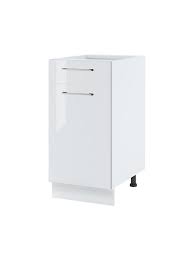 Meuble Bas De Cuisine 40 Cm 1 Tiroir Eco Blanc Cuisineandcie