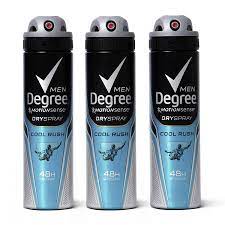 Amazon Com Degree Men Antiperspirant Deodorant Dry Spray Cool Rush With Motionsense For 48 Hour Sweat And Odor Protection 3 8 Oz 3 Count Beauty