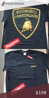 Supreme X Lamborghini Tee Supreme T Shirt Supreme Shirt Tees