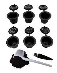 Compatible with both nespresso pods & ground coffee. Reusable Nespresso Capsules 6 Pack Refillable Pods For Nespresso Machines Originalline Compatible Buy Online At Best Price In Uae Amazon Ae