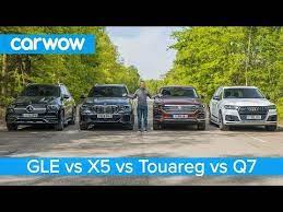 Bmw X5 V Mercedes Gle V Audi Q7 V Vw Touareg Which Is The Best Premium Suv Youtube Volkswagen Touareg Volvo Xc90 Bmw X5