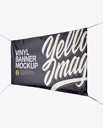 Create, save or publish your own visuals with online design and video tools. Matte Vinyl Banner Mockup In Outdoor Advertising Mockups On Yellow Images Object Mockups Free Psd Mockups Templates Mockup Free Psd Vinyl Banners