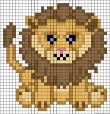 Lion Perler Bead Pattern Perler Beads Pixel Crochet Crochet Skull Patterns