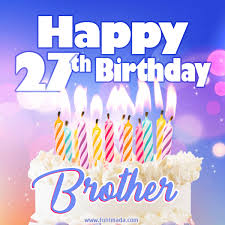 I have flowers for you animation. Happy 27th Birthday Brother Animated Gif Download On Funimada Com