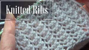 How to knit rib or ribbing (2x2 rib)? Rib Stitch Knitted Rib Stitch Super Easy And Fast Youtube